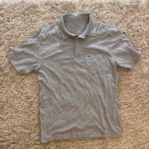 Striped vineyard vines polo